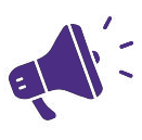 Graphic of megaphone.